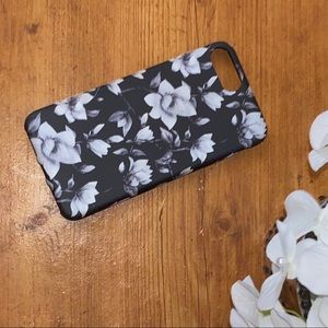Black + white IPhone 8+ case